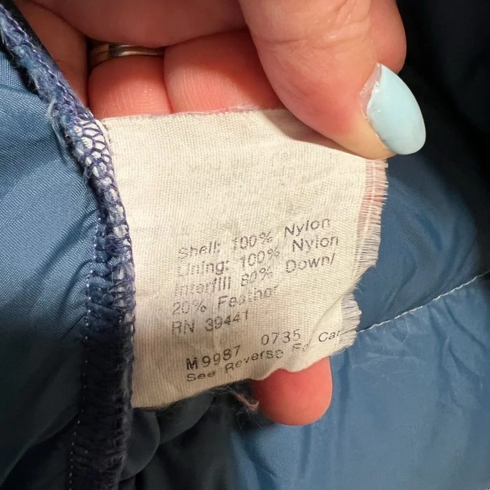 Vintage 1980s Down Filled Puffy Vest sz S ~ Pacific Trail USA Made - Picture 9 of 11